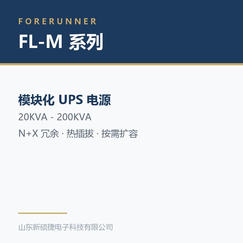 FL-M 系列模块化 UPS(威海市UPS电源)